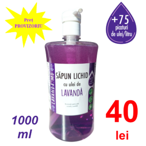 Săpun lichid cu ulei de lavandă 1000 ml